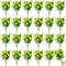 24-Pack Artificial Lemon Branches – Vivid Yellow Faux Lemons, Fake Fruit Stems for Table Centerpieces, Kitchen Décor, Home, Spring & Summer Decoration